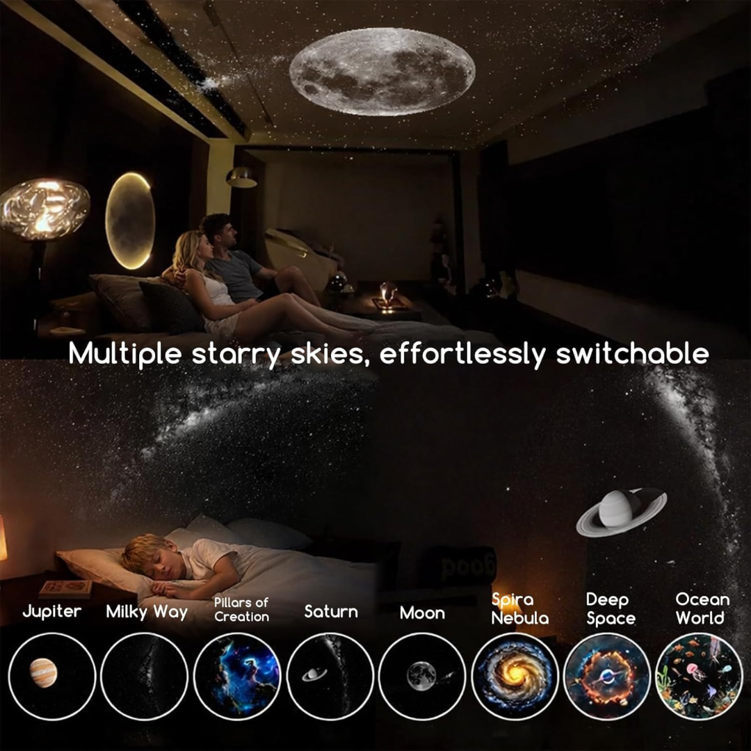 Galix Dream Projector Galaxy Night Light with Adjustable Focus